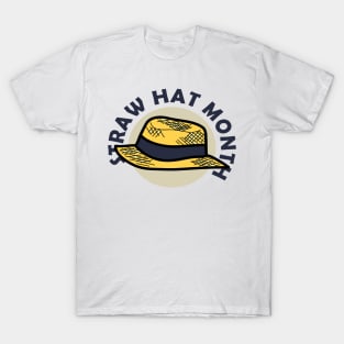 April - Straw Hat Month T-Shirt